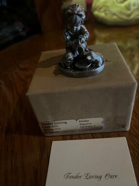 Hallmark Pewter Figurine - “Tender Loving Care”